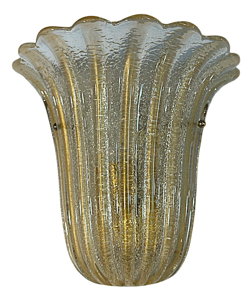 Barovier & Toso Murano Glass Wall Lights – Studio Jezi