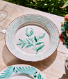 Granada Plate - Verde Set of 10