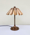 Brutalist Brass Table Lamp