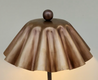 Brutalist Brass Table Lamp